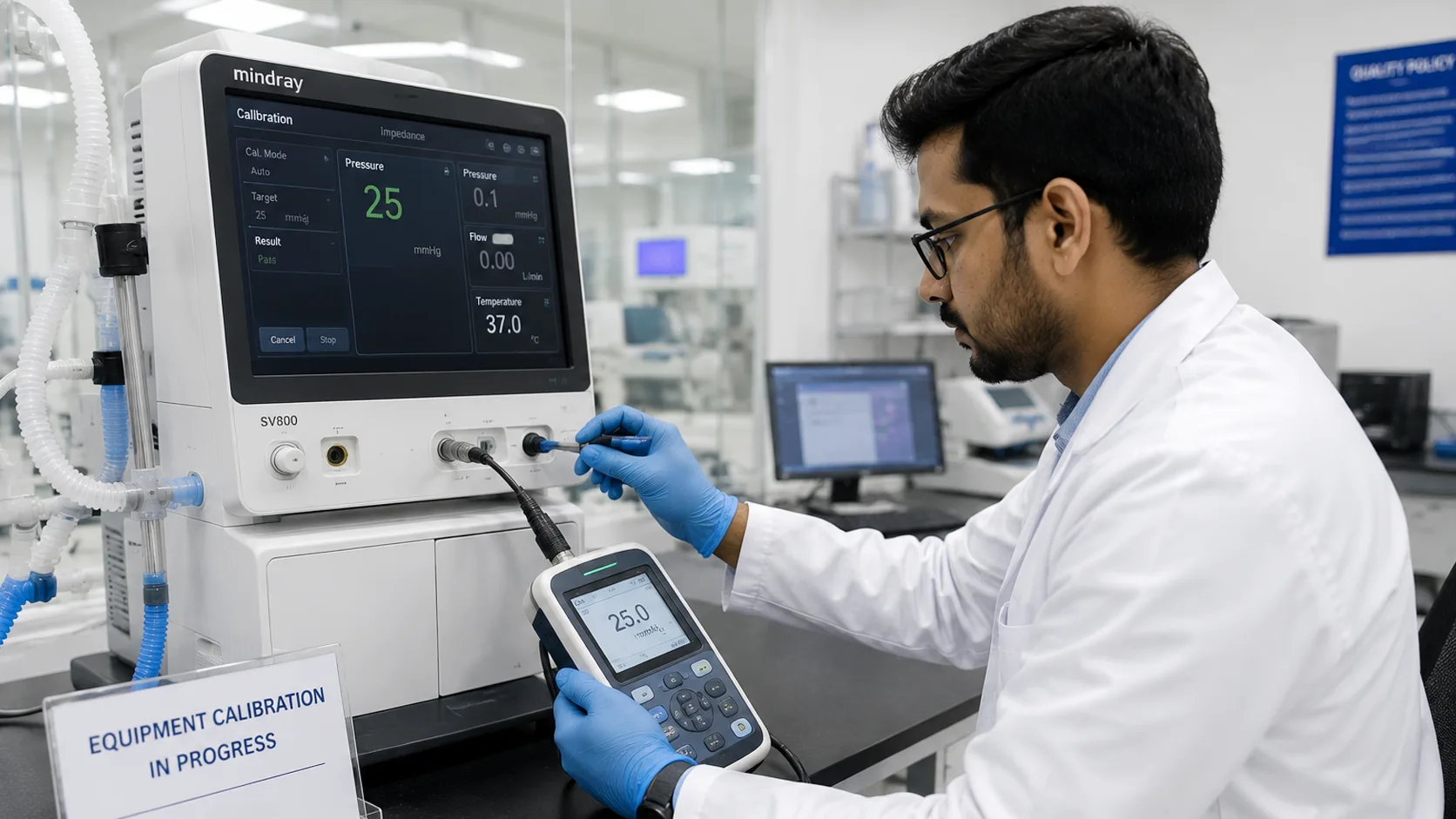 Equipment calibration and validation