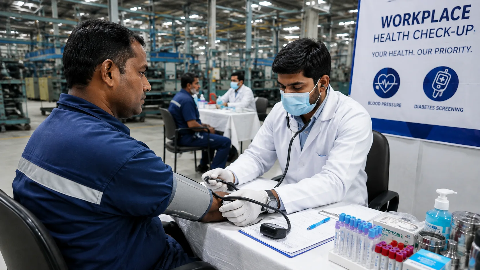 Statutory factory health check-up